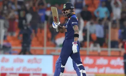 Virat Kohli got rid of his dismal form by bringing up a well-timed half-century against England. (Source: BCCI)
