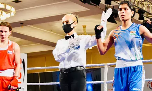 Nikhat Zareen beats World Champion (Source: BFI)