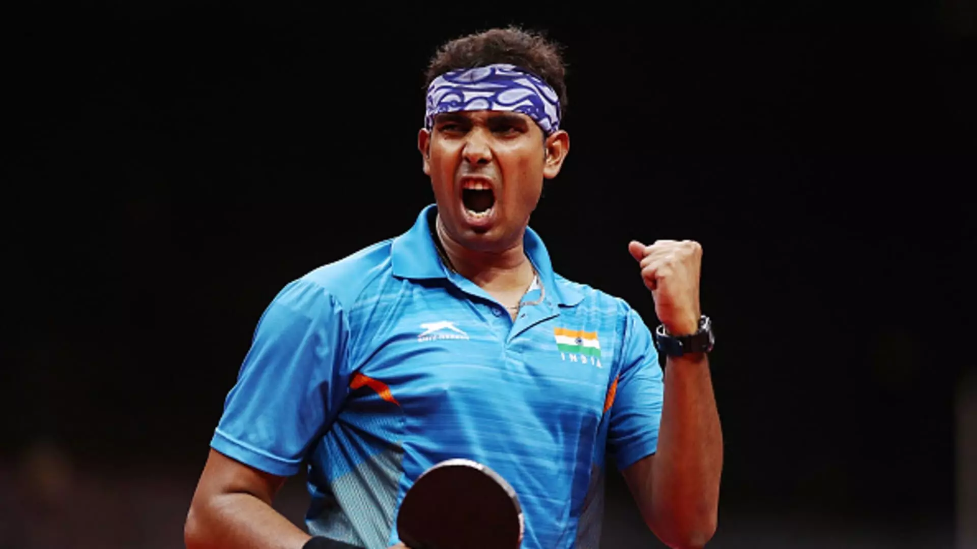 Sharath Kamal will hopefully not hang up his racquet soon (Source: Getty)