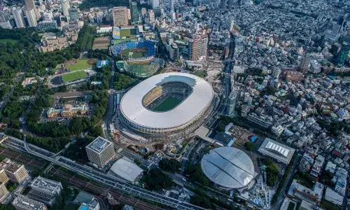 Tokyo Olympics fans stadium