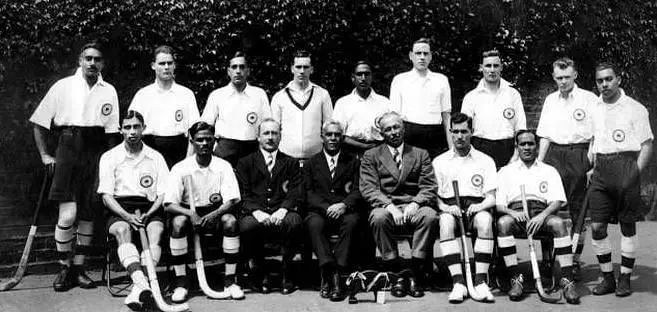 Indian hockey team at 1928 Olympics (Source: Wikipedia)