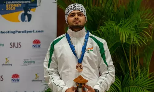 Indian Para Shooter Manish Narwal