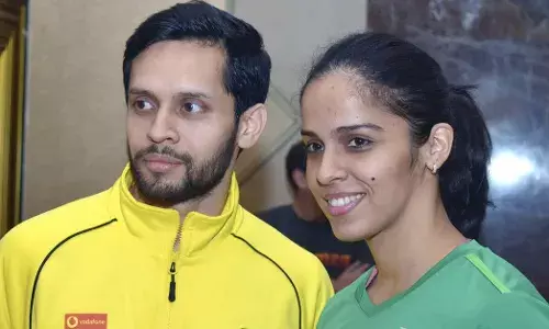 Parupalli Kashyap and Saina Nehwal (Source: Premier Badminton League)