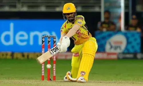 Ruturaj Gaikwad ended last season with Chennai Super Kings on a strong note. [Source: The Indian Express]