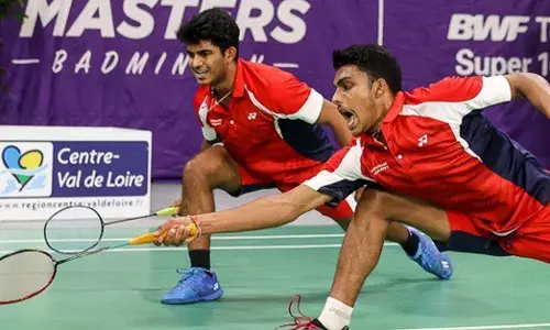 Krishna Prasad Garaga and Vishnu Vardhan Goud (Source: Badminton Photo)