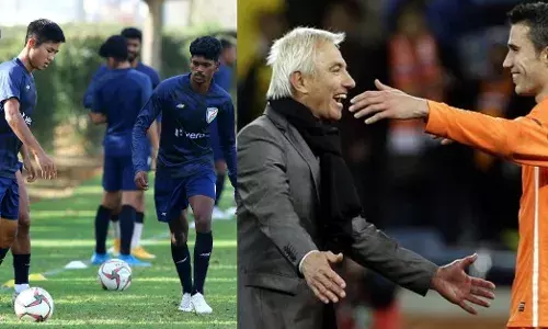 India vs UAE Football Friendly head coach Bert Van Marwijk