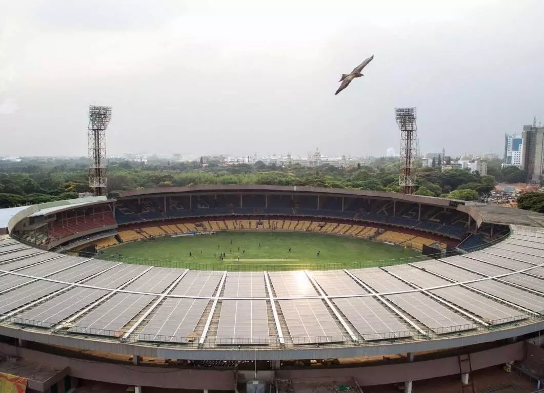 The M.Chinnaswamy Stadium is regarded as a batting paradise. [Source: RCB]