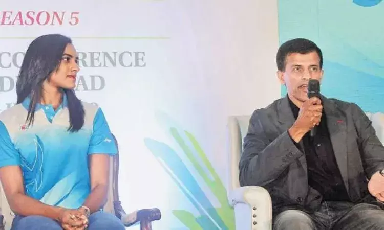 Vimal Kumar and PV Sindhu Vimal Kumar and PV Sindhu