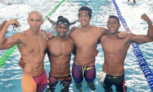 Indian swimmers preparing for the Tokyo Olympics (Source: The Hindu)