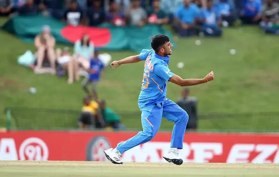 Bishnoi finished as the highest wicket-taker in the 2020 U19 Cricket World Cup held in South Africa. [Source: Twitter]