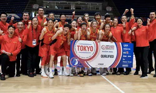 Chinese basketball team that qualified for Tokyo Olympics