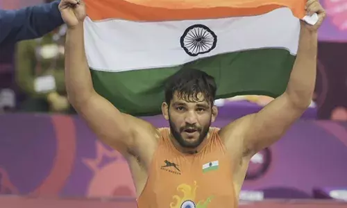 Sunil Kumar, wrestling