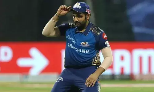 Rohit Sharma wore shoes that advocated for Plastic Free Oceans in MIs second IPL 2021 match against KKR [Credits: Times of India]