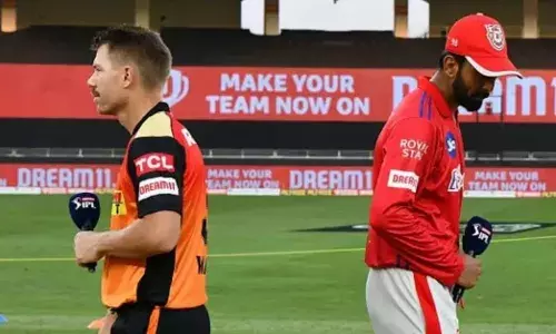 Sunrisers Hyderabad and Punjab Kings are at the bottom of the IPL 2021 Table [Credits: DNA India]