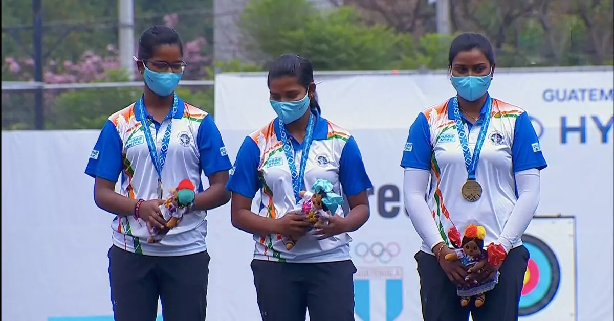 Indian women's recurve team