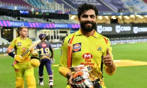 Ravindra Jadeja completed one of the greatest all-round performances in IPL history [Credits: Outlook India]