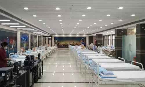 Kishore Bharati Stadium turns into COVID care centre (Source: ITC/Twitter)