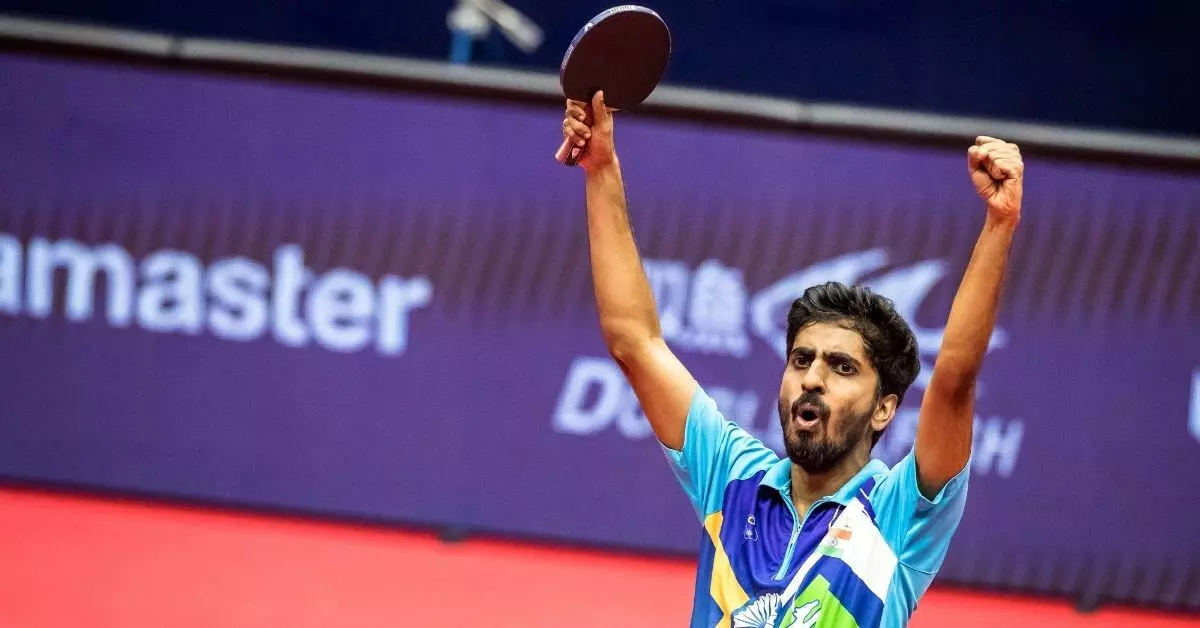 Sathiyan Gnansekaran can be the dark horse at the Tokyo Olympics (Source:Getty)