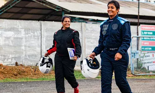 Shivani Pruthvi and Deepti Pruthvi (Source: Red Bull/SRINIVASA KRISHNAN)