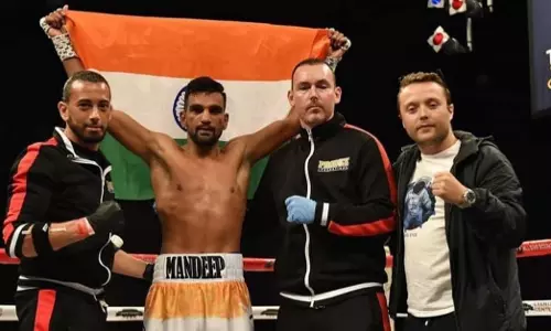 Boxing: Mandeep Jangra wins maiden pro bout in USA