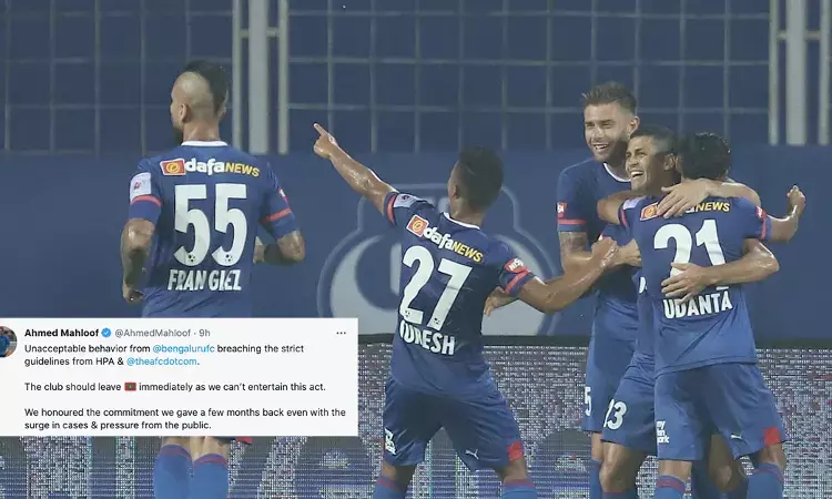 Bengaluru FC players allegedly flouts quarantine rules in Maldives Bengaluru FC players allegedly flouts quarantine rules in Maldives
