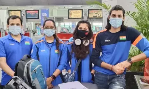 Indias Olympic-bound shooting team leaves for training-cum-competition tour of Croatia