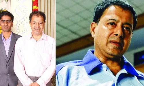 G Sathiyan with V Chandrasekhar