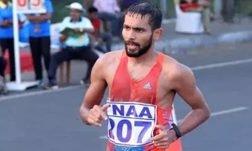 Indian race walker KT Irfan