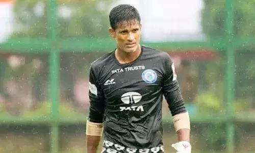 Like Liverpools Alisson, Indian goalkeeper Subrata Pal too had scored a goal for his team Like Liverpools Alisson, Indian goalkeeper Subrata Pal too had scored a goal for his team