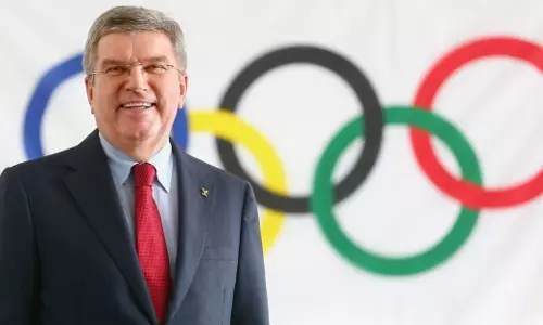 International Olympic Committee president accidentally called Japanese people as Chinese people