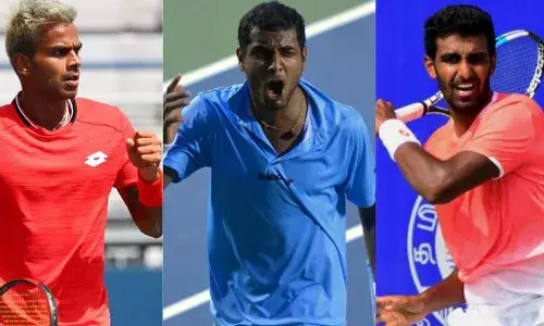 Sumit Nagal Ramkumar Ramanathan and Prajnesh Gunneswaran