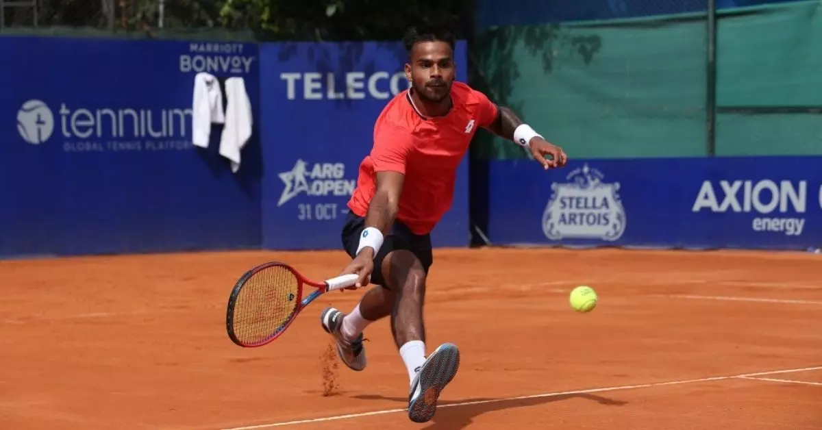 Sumit Nagal will be playing in the Mens Singles (Source:AFP)