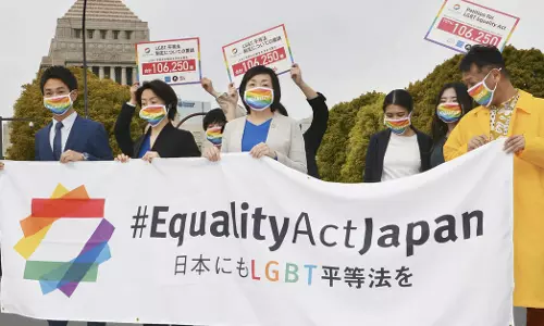Equality Act Japan campaign (Source: AP News)