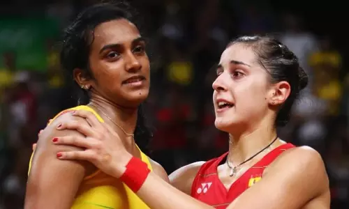 PV Sindhu and Carolina Marin (Source: Hindustan Times)