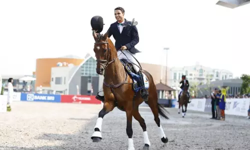 Indian Equestrian Fouaad Mirza
