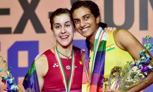 Carolina Marin and PV Sindhu