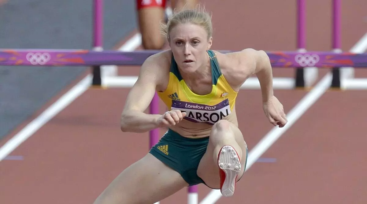 Sally Pearson holds the Olympic record in the womens 100m Hurdles Race [Source: The Indian Express]