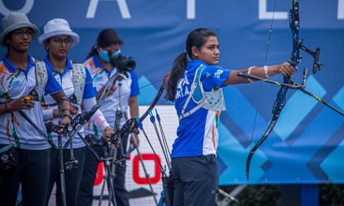 Indian women archery team