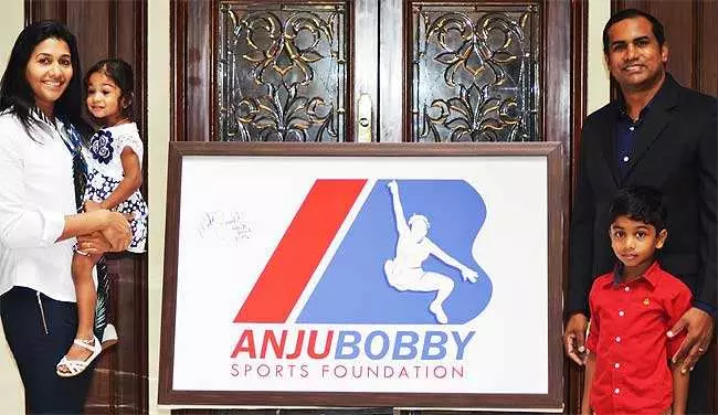 Former India athletes Anju and Bobby George were inspired by their own struggles while trying to reach the top in athletics [TOI]