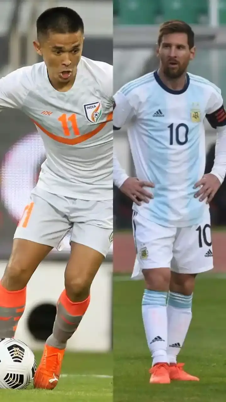 Sunil Chhetri has now more goals than Lionel Messi