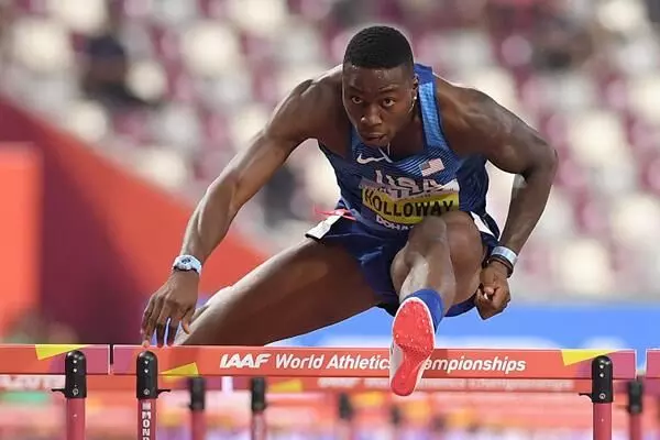 Grant Holloway is world number one in Mens 110m Hurdles race [Source: World Athletics]