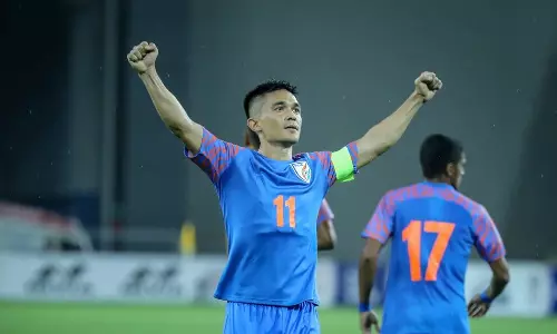 The Indian Captain - Sunil Chhetri (Source: AIFF Media) The Indian Captain - Sunil Chhetri (Source: AIFF Media)