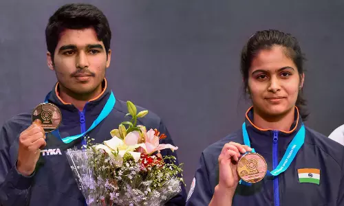 Manu Bhaker and Saurabh Chaudhary