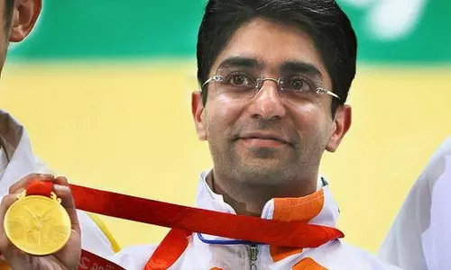 Abhinav Bindra at 2008 Beijing Olympics