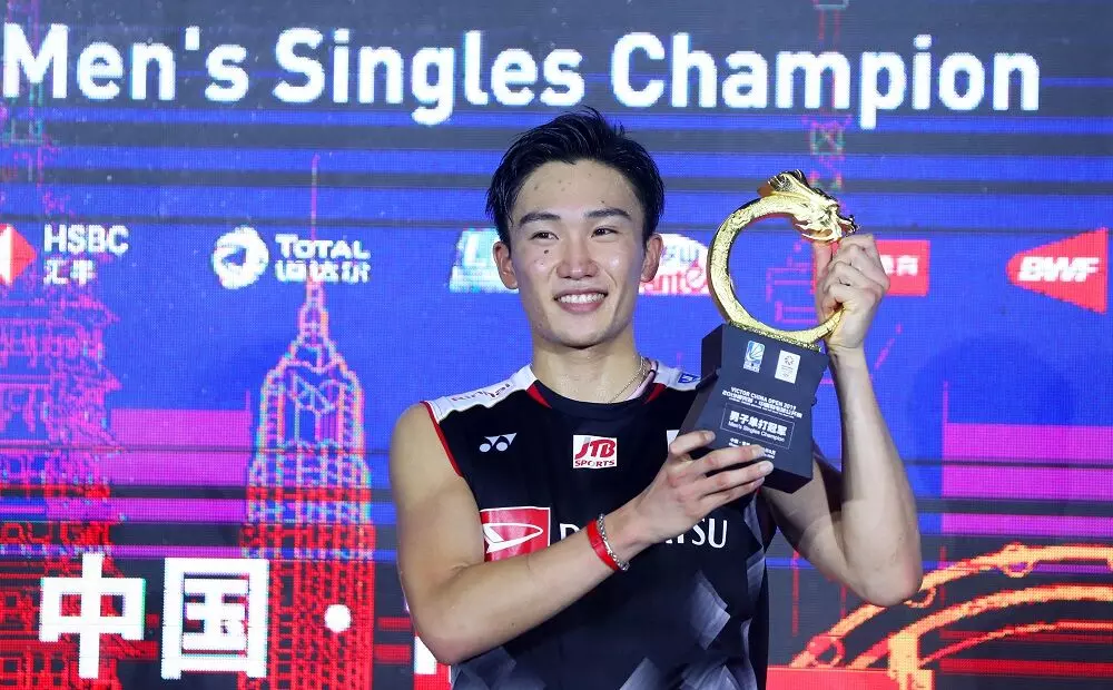 2-time World Champion and reigning World No. 1 Kento Momota