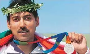 Rajyavardhan Singh Rathore at 2004 Athens Olympics| Source: Indiatoday