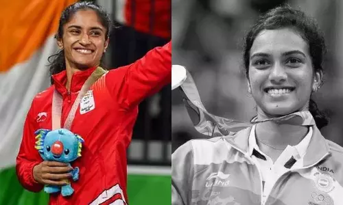 Vinesh Phogat and PV Sindhu