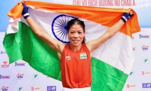 Indian boxer Mary Kom