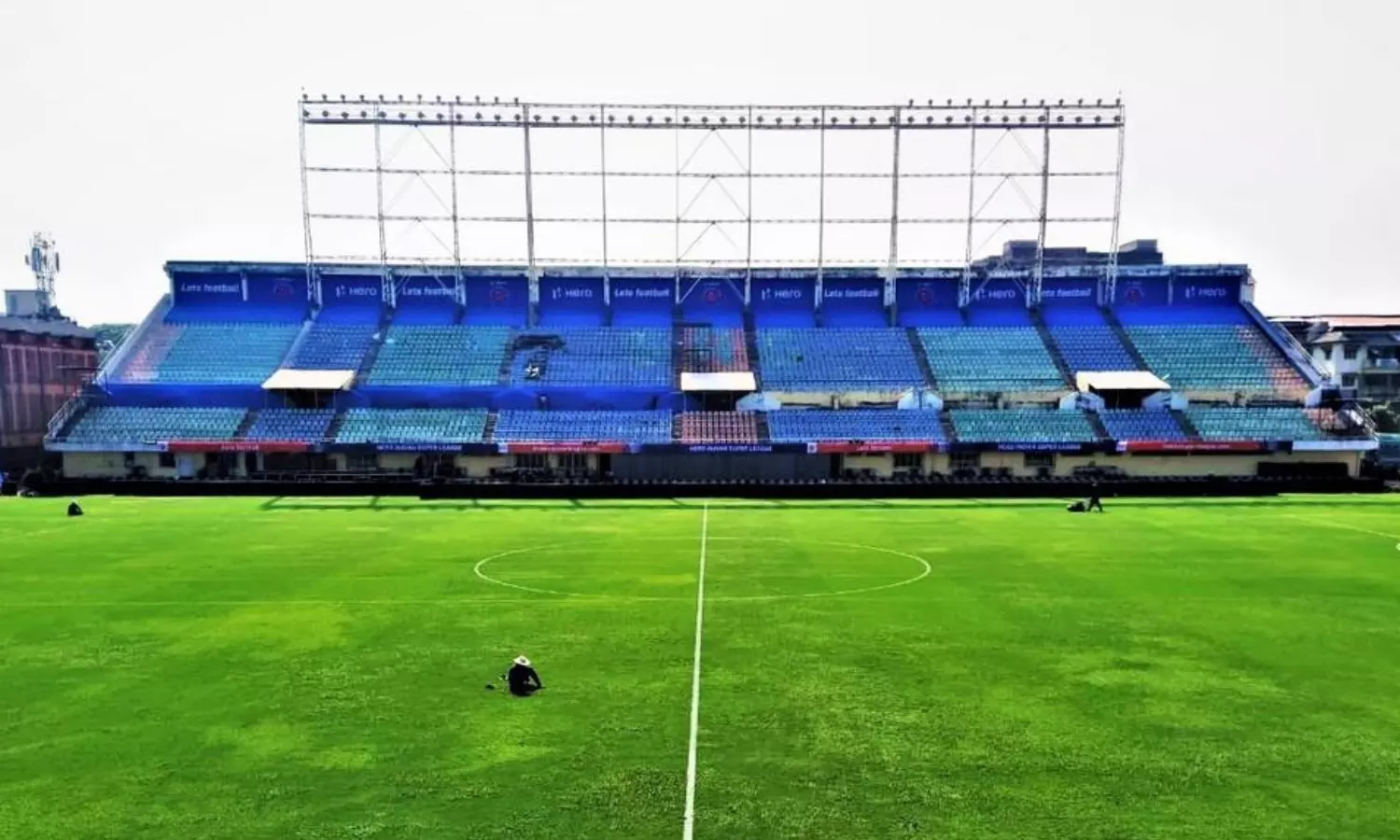 Tilak Maidan, Vasco. One of the venues for the ISL 2021-22 (Source: Jamshedpur FC/Twitter)