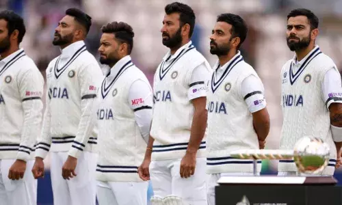 Indian cricketers wear black armbands in honour of Milkha Singh in WTC Final